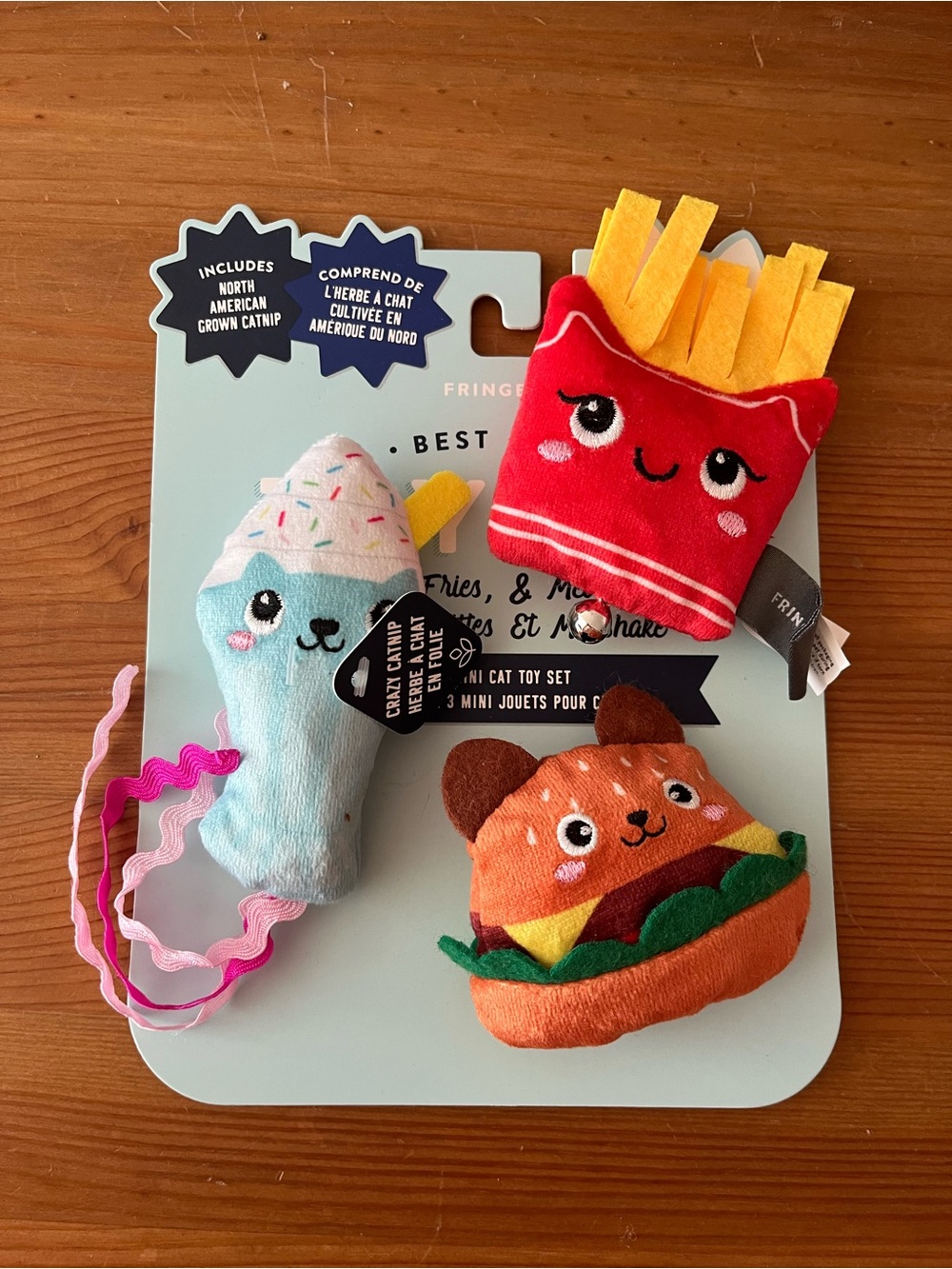 NWT Fringe Studio Fast Food Mini Cat Toys with Catnip